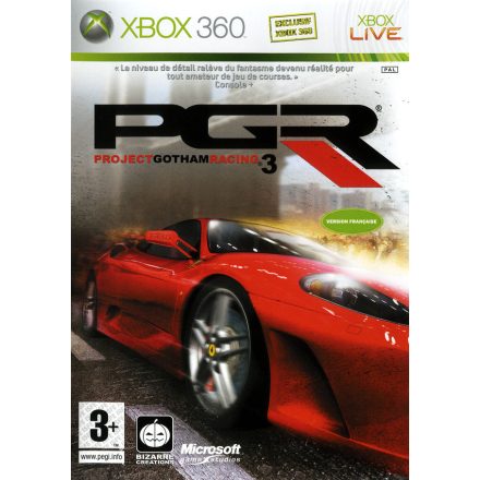 PGR3 Project Gotham Racing 3 Xbox 360