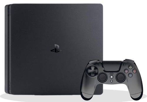 PLAYSTATION 4 SLIM 1 TB PS4 +Giotech kontroller(HASZNÁLT 3 HÓ GARANCIA) 