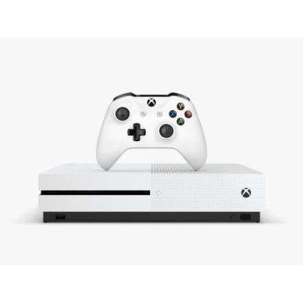 Xbox One S 500 Gb (Fehér) (használt) + ajándék játék