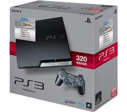 PlayStation 3 Slim 320 GB használt PS3 +GTA V játék 