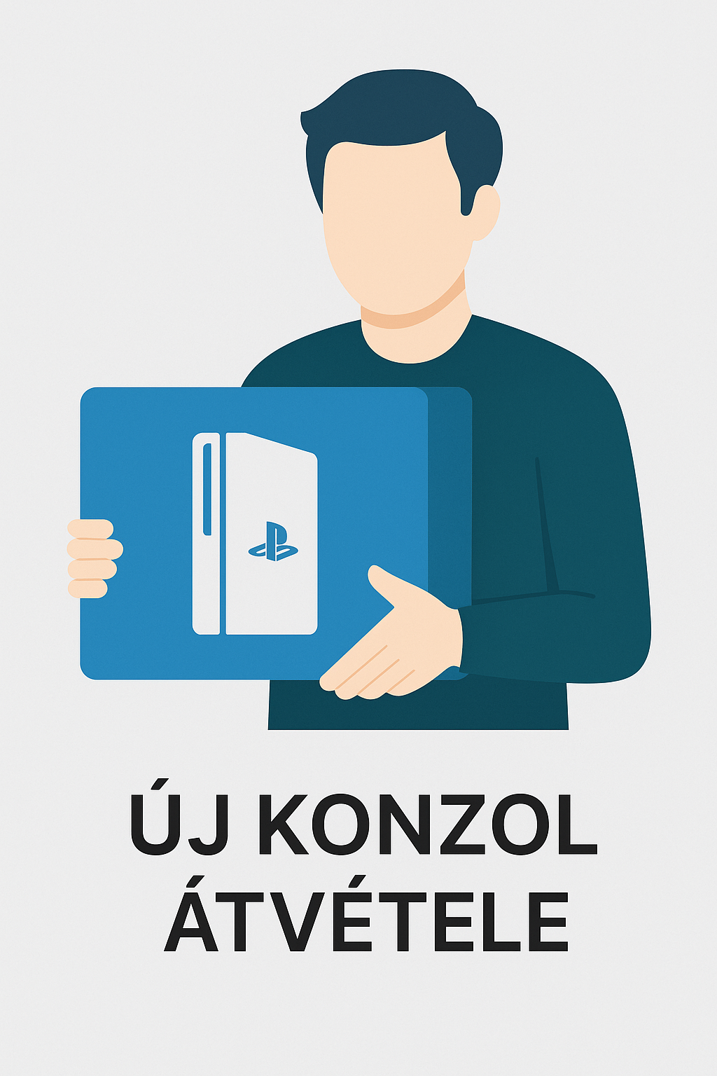 Az új konzol átvétele